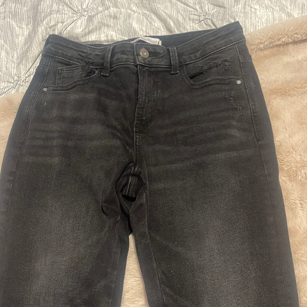 zara black skinny jeans size 6